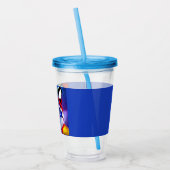 Alexander's Cat Blue Acryltumbler Acryltrinkbecher (Links)