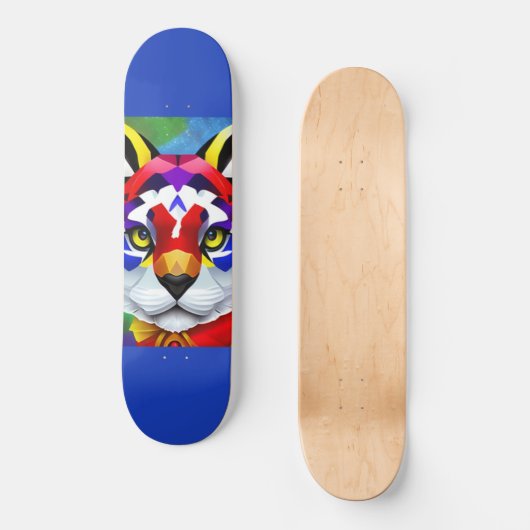 Alexander's Cat Blue Skateboard (Vorderseite)