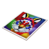 Alexander's Cat große weiße Kachel (Seite)