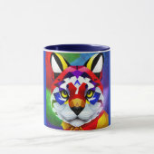 Alexander's Cat navy blue center combo mug Tasse (Zentrum)