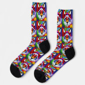 Alexander's Cat Premium Socken (Linkes Detail)