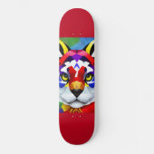 Alexander's Cat Red Skateboard (Vorderseite)