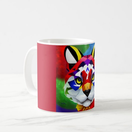 Alexander's Cat Red Tasse (Vorderseite Links)