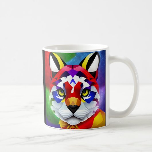 Alexander's Cat schwarze linke Hand Tasse (Rechts)