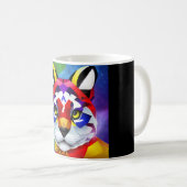 Alexander's Cat schwarze Tasse (VorderseiteRechts)