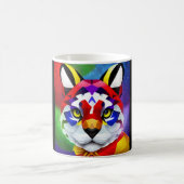 Alexander's Cat schwarze Tasse (Mittel)