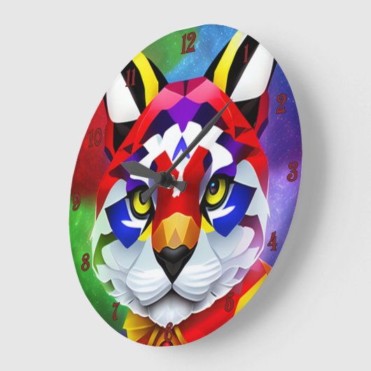 Alexander's Cat Wanduhr (Winkel)