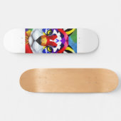 Alexander's Cat-White-Skateboard Skateboard (Horizontal)
