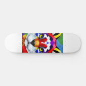 Alexander's Cat-White-Skateboard Skateboard (Horizontal)