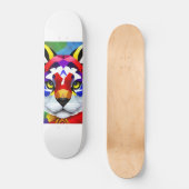Alexander's Cat-White-Skateboard Skateboard (Vorderseite)
