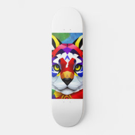 Alexander's Cat-White-Skateboard Skateboard