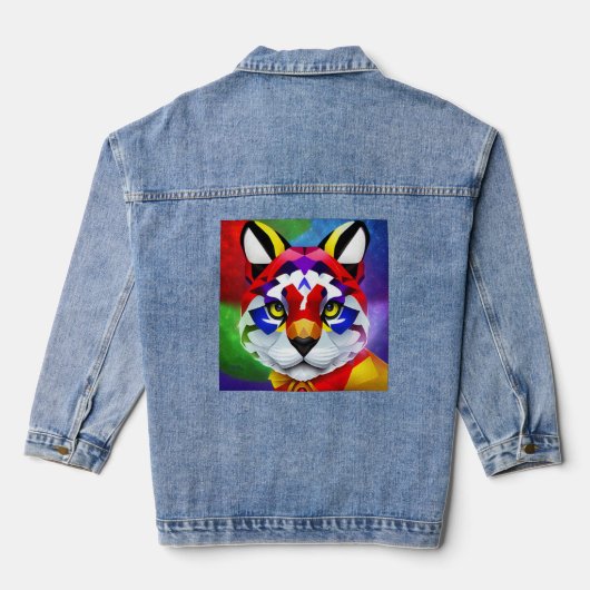 Alexander's Cat Women Denim Jacke (Rückseite)