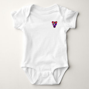 Alexander's Dog Baby-Body mit weißem Oberteil und Baby Strampler