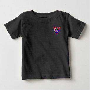 Alexander's Dog Baby Schwarzes T-Shirt mit Tasche