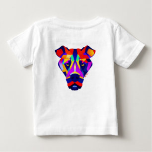 Alexander's Dog Baby weißes T-Shirt Rückseite