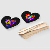 Alexander's Dog Black-heart-Fans Fächer (Non-assembled)