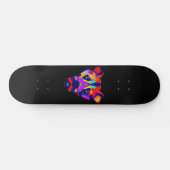 Alexander's Dog Black Skateboard (Horizontal)