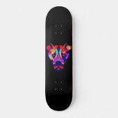Alexander's Dog Black Skateboard (Vorderseite)