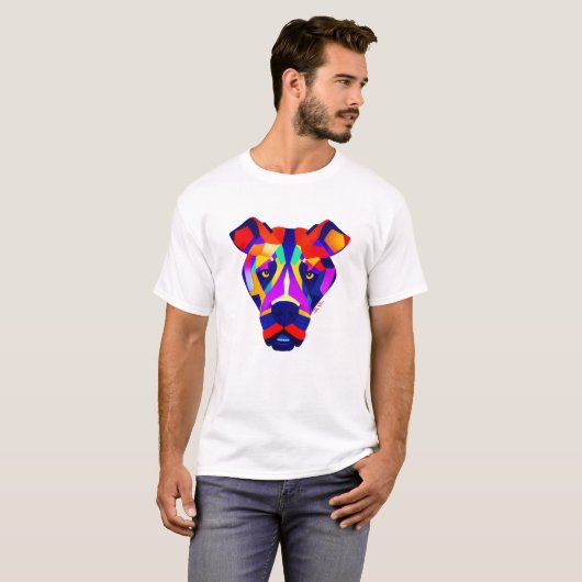 Alexander's Dog Männer Weißer T - Shirt (Vorne ganz)