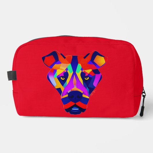 Alexander's Dog Red Dopp Kit Waschbeutel (Vorderseite)