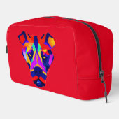 Alexander's Dog Red Dopp Kit Waschbeutel (Rechte Ecke)