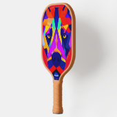 Alexander's Dog tan Pickleball Paddle Carbon (Links)