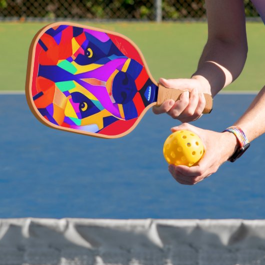 Alexander's Dog tan Pickleball Paddle Carbon (InSitu)