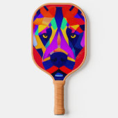 Alexander's Dog tan Pickleball Paddle Carbon (Vorderseite)