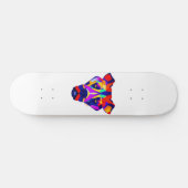 Alexander's Dog weiße Skateboard (Horizontal)