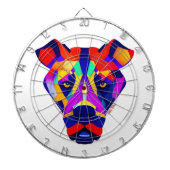 Alexander's Dog weiße Tafel Dartscheibe (vorne)