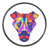 Alexander's Dog White Hockey Puck (Vorderseite)