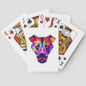 Alexander's Dog White Poker spielt Karten Spielkarten (Rückseite)