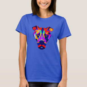 Alexanders Hund Frauen blau T-Shirt
