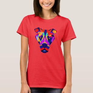 Alexanders Hund Frauen rotes T-Shirt