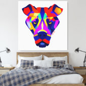 Alexander's Hund weißer Leinwanddruck (Insitu (Schlafzimmer))
