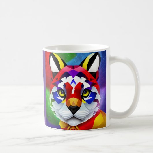 Alexanders Katze lila linke Hand Tasse (Rechts)