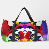 Alexanders Katze roter Dufflebag Duffle Bag (Vorderseite)