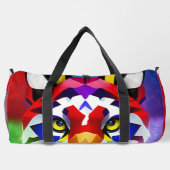 Alexanders Katze roter Dufflebag Duffle Bag (Rückseite)
