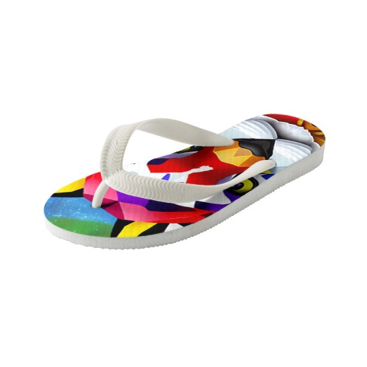 Alexanders Katzenklatsche Kinderbadesandalen (Schrägansicht)