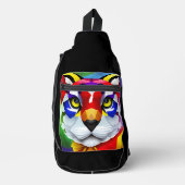 Alexander's Katzenschwarzer Rucksack (Vorderseite)