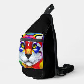 Alexander's Katzenschwarzer Rucksack (Rechte Ecke)