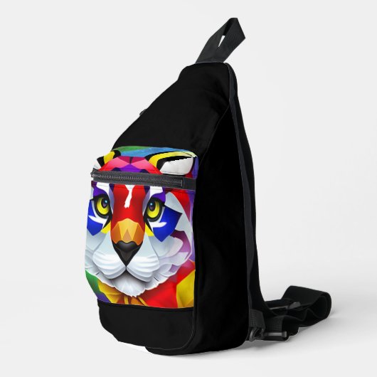 Alexander's Katzenschwarzer Rucksack (Rechte Ecke)