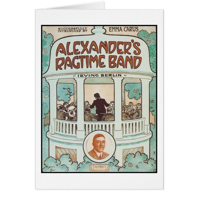 Alexander's Ragtime Band Vintag Songbook Cover (Vorne)