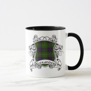 Alexandertartan-Schild Tasse