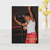 Alexandra der Songstress, den wir und LIEBE… Karte (Gelbe Blume)