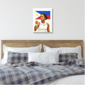 Alexandra Eala - Guadalajara Champion 2025 Leinwanddruck (Insitu (Schlafzimmer))