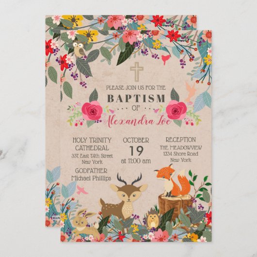 Alexandra Einladung (Vorne/Hinten)