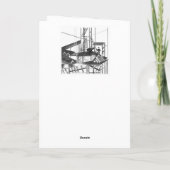 Alexandra Exter Dankeskarte (Rückseite)