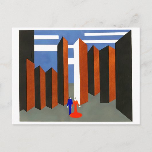 Alexandra Exter Feiertagspostkarte (Vorderseite)