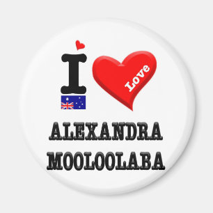 ALEXANDRA-MOOLOOLABA - I Liebe Magnet